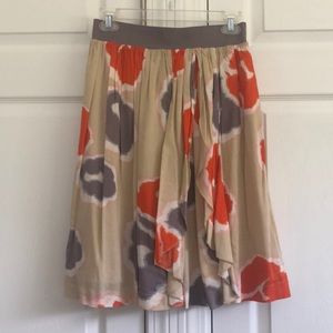 Downeast Basics Floral A Line Skirt XS